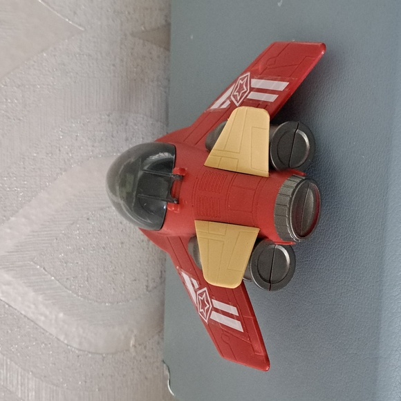 Ready for take off? Vintage Toy Air Force Jet with lift up top. 9 inches long. - Picture 4 of 8